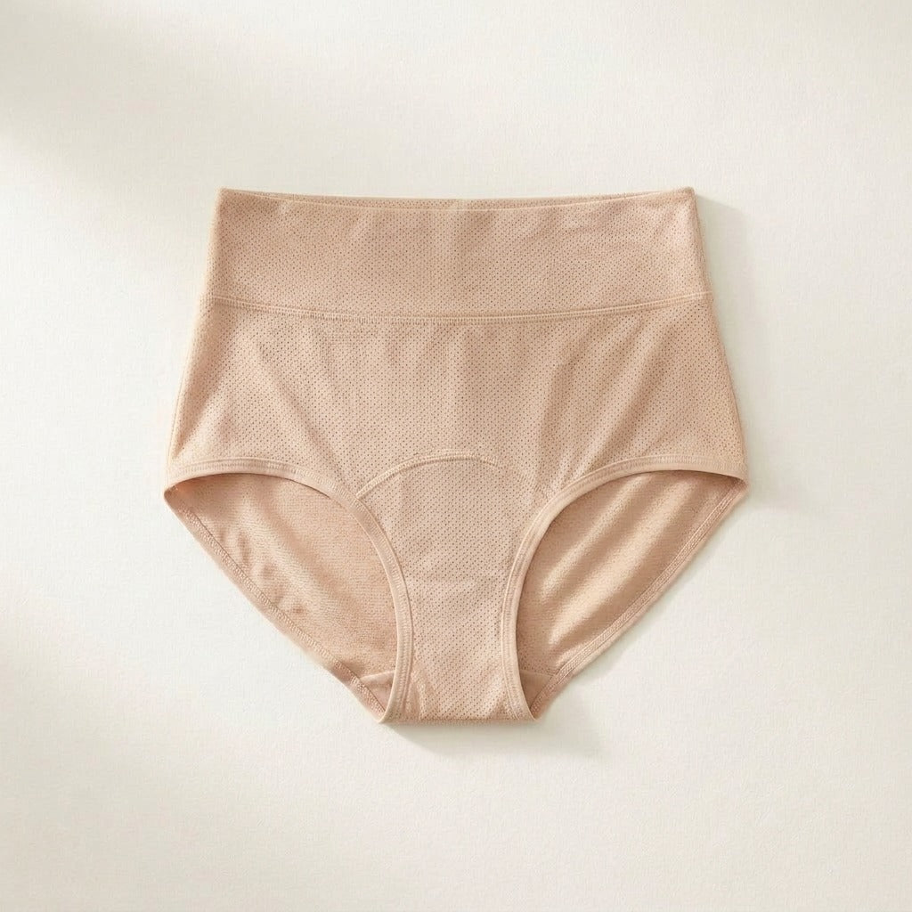 Culotte anti-fuites taille haute — Chair