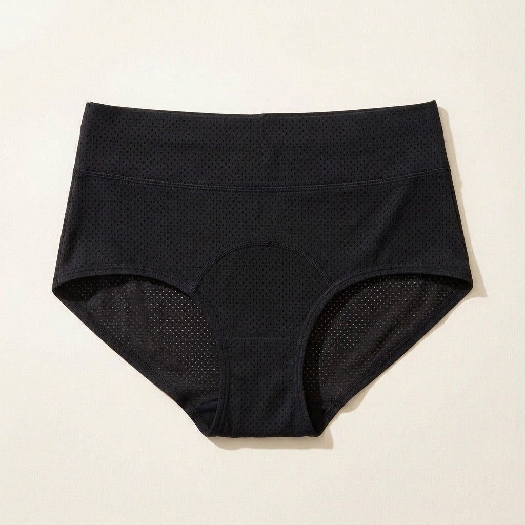 Culotte anti-fuites taille haute — Noir
