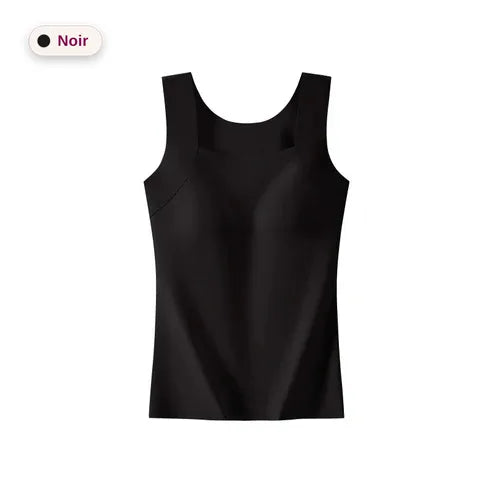 Débardeur avec soutien-gorge intégré — noir