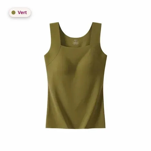 Débardeur avec soutien-gorge intégré — vert
